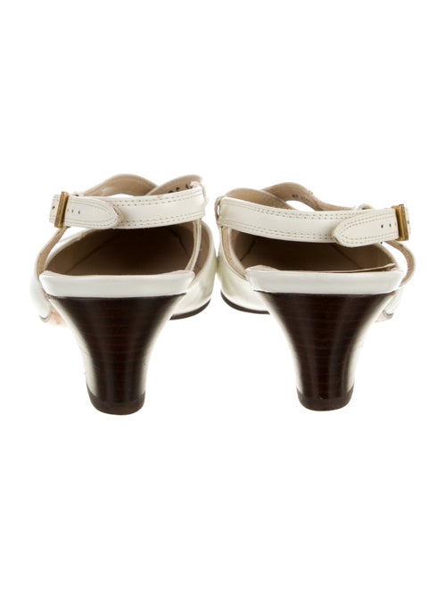 Salvatore Ferragamo Leather Slingback Pumps