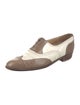 Salvatore Ferragamo Leather Lasercut Accents Oxfords