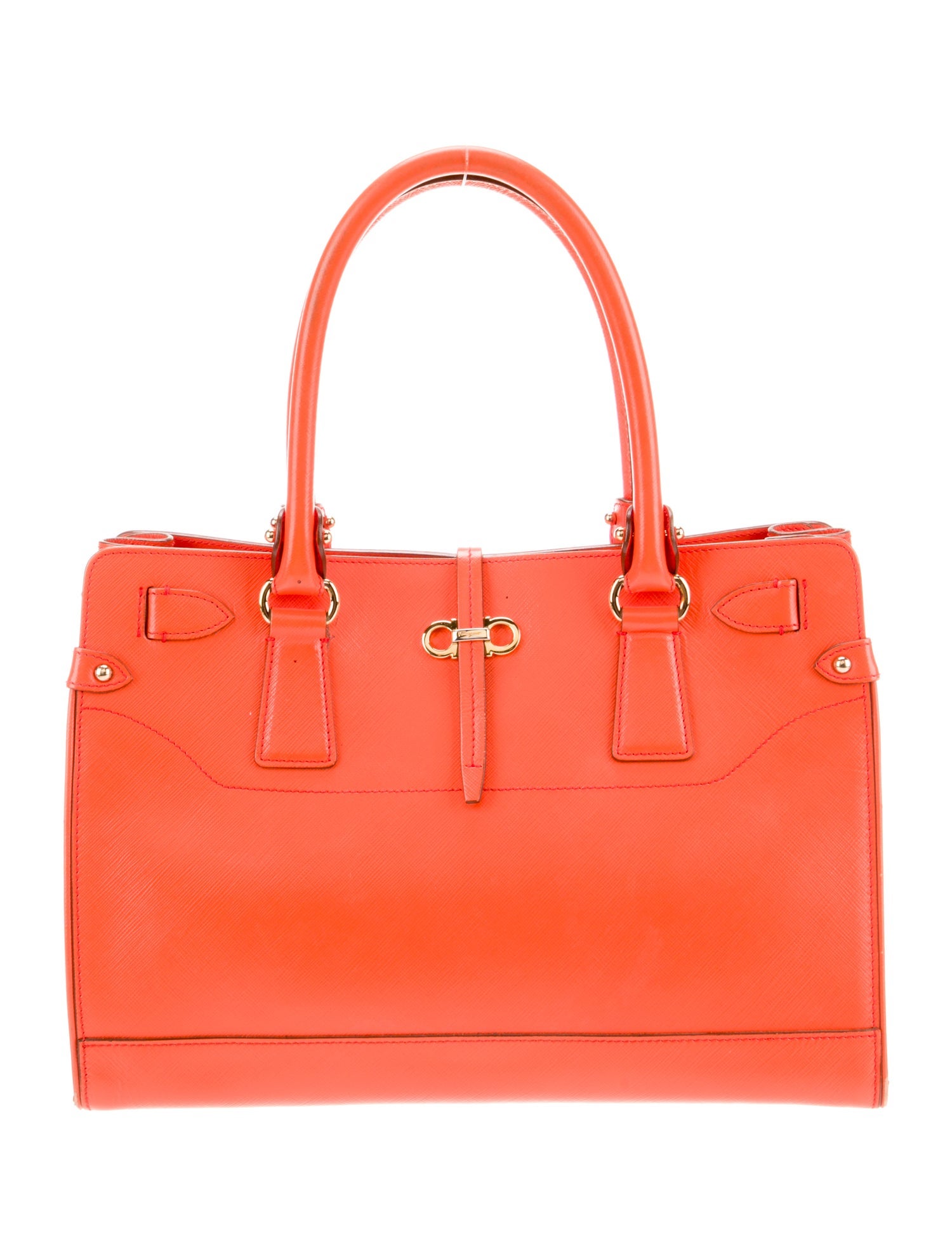 Salvatore Ferragamo Leather Top Handle Bag