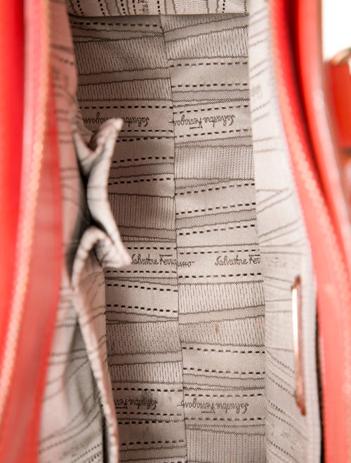 Salvatore Ferragamo Leather Top Handle Bag