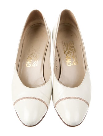 Salvatore Ferragamo Leather Slingback Pumps