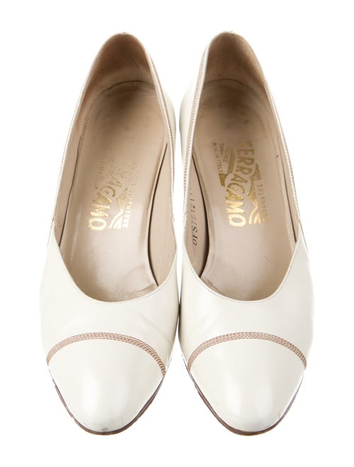 Salvatore Ferragamo Leather Slingback Pumps
