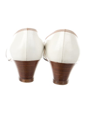 Salvatore Ferragamo Leather Slingback Pumps