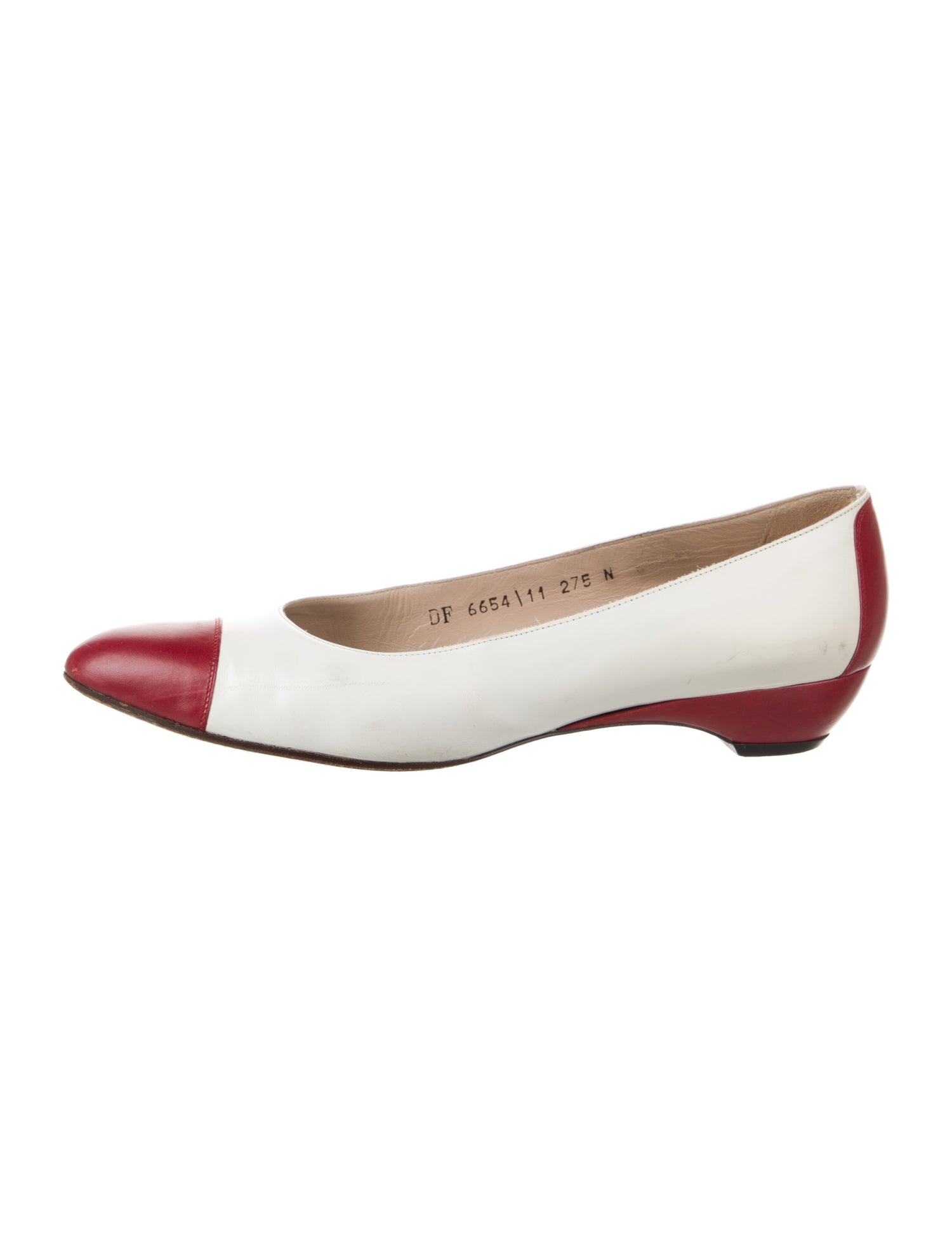 Salvatore Ferragamo Leather Colorblock Pattern Mules