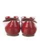 Salvatore Ferragamo Vara Bow Accent Patent Leather Ballet Flats