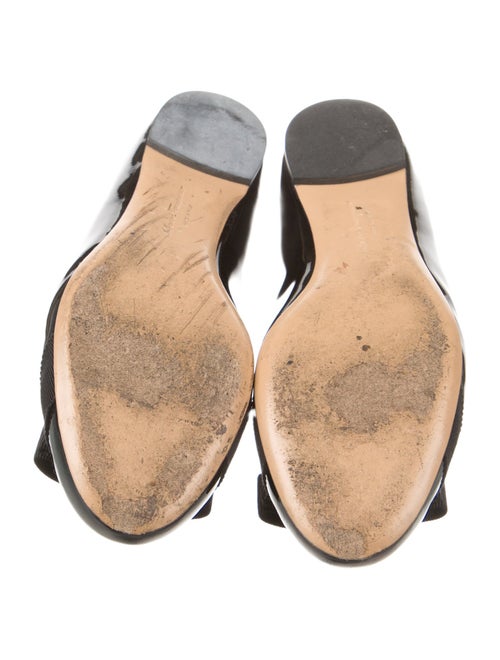 Salvatore Ferragamo Vara Bow Accent Patent Leather Flats