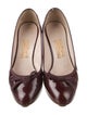 Salvatore Ferragamo Patent Leather Bow Accents Pumps