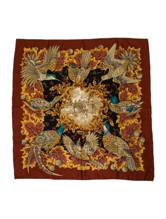 Salvatore Ferragamo Silk Printed Scarf