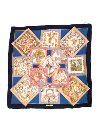 Salvatore Ferragamo Silk Printed Scarf