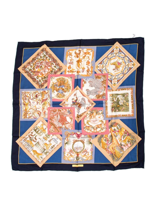 Salvatore Ferragamo Silk Printed Scarf