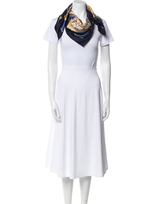 Salvatore Ferragamo Silk Printed Scarf