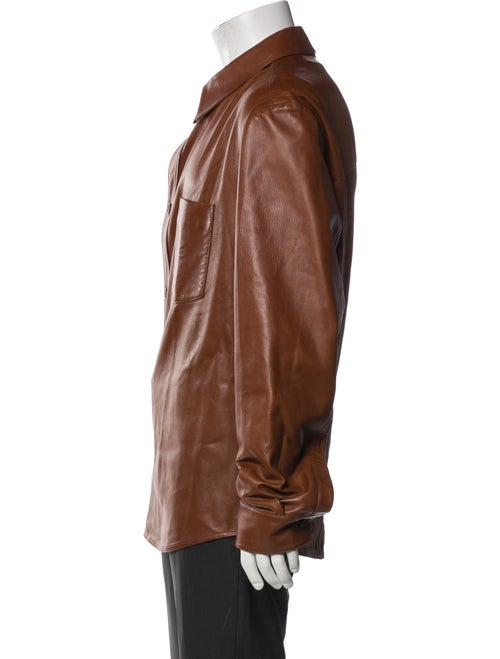 Salvatore Ferragamo Lamb Leather Moto Jacket