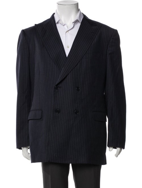 Salvatore Ferragamo Wool Striped Blazer