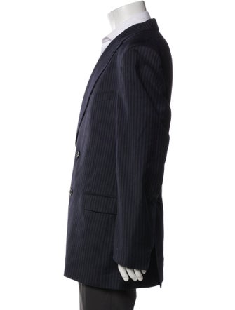 Salvatore Ferragamo Wool Striped Blazer