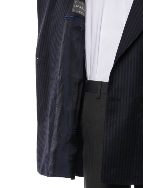 Salvatore Ferragamo Wool Striped Blazer