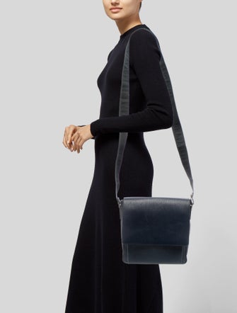 Salvatore Ferragamo Leather Messenger Bag