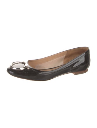 Salvatore Ferragamo Patent Leather Flats