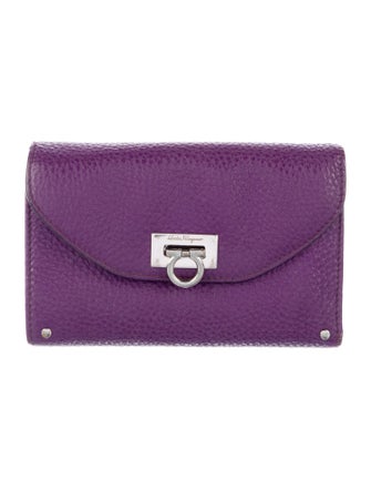 Salvatore Ferragamo Leather Compact Wallet
