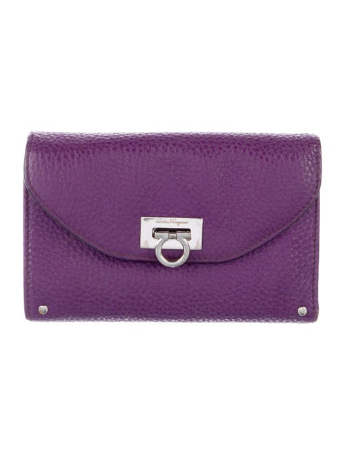Salvatore Ferragamo Leather Compact Wallet