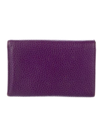 Salvatore Ferragamo Leather Compact Wallet