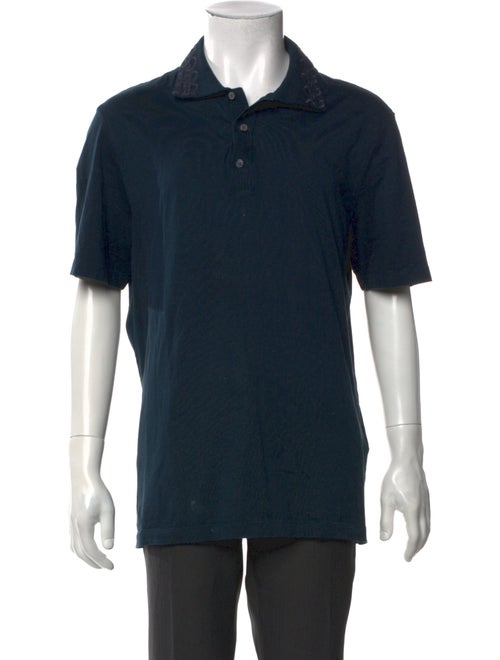 Salvatore Ferragamo Collar Short Sleeve Polo Shirt