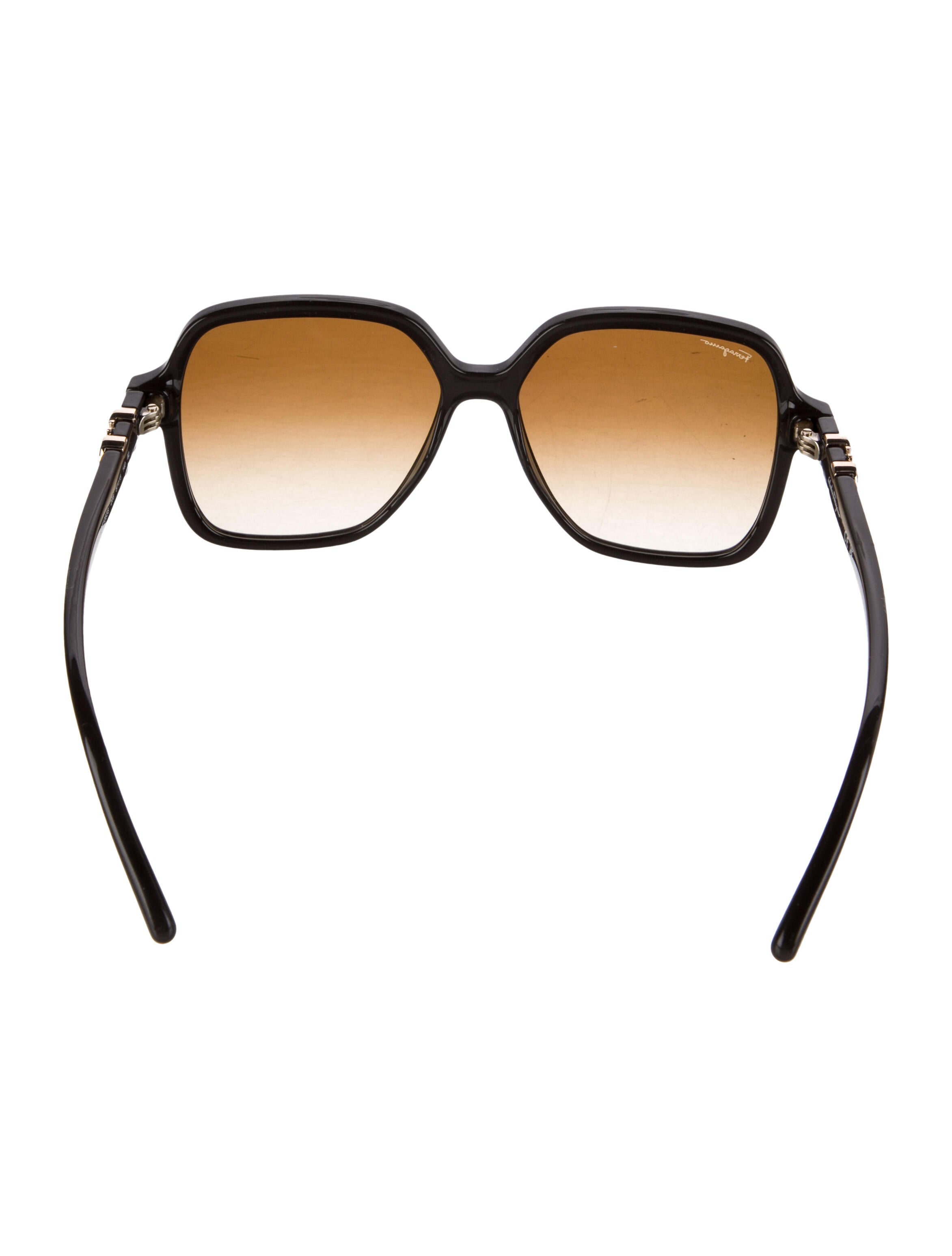 Salvatore Ferragamo Gancini Logo Square Sunglasses w/ Tags