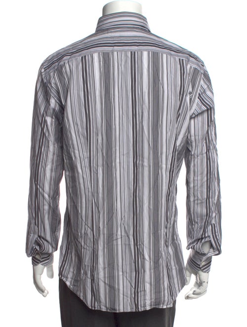 Salvatore Ferragamo Striped Long Sleeve Shirt
