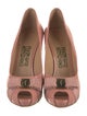 Salvatore Ferragamo Vara Bow Accent Patent Leather Pumps