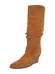 Salvatore Ferragamo Suede Slouch Boots