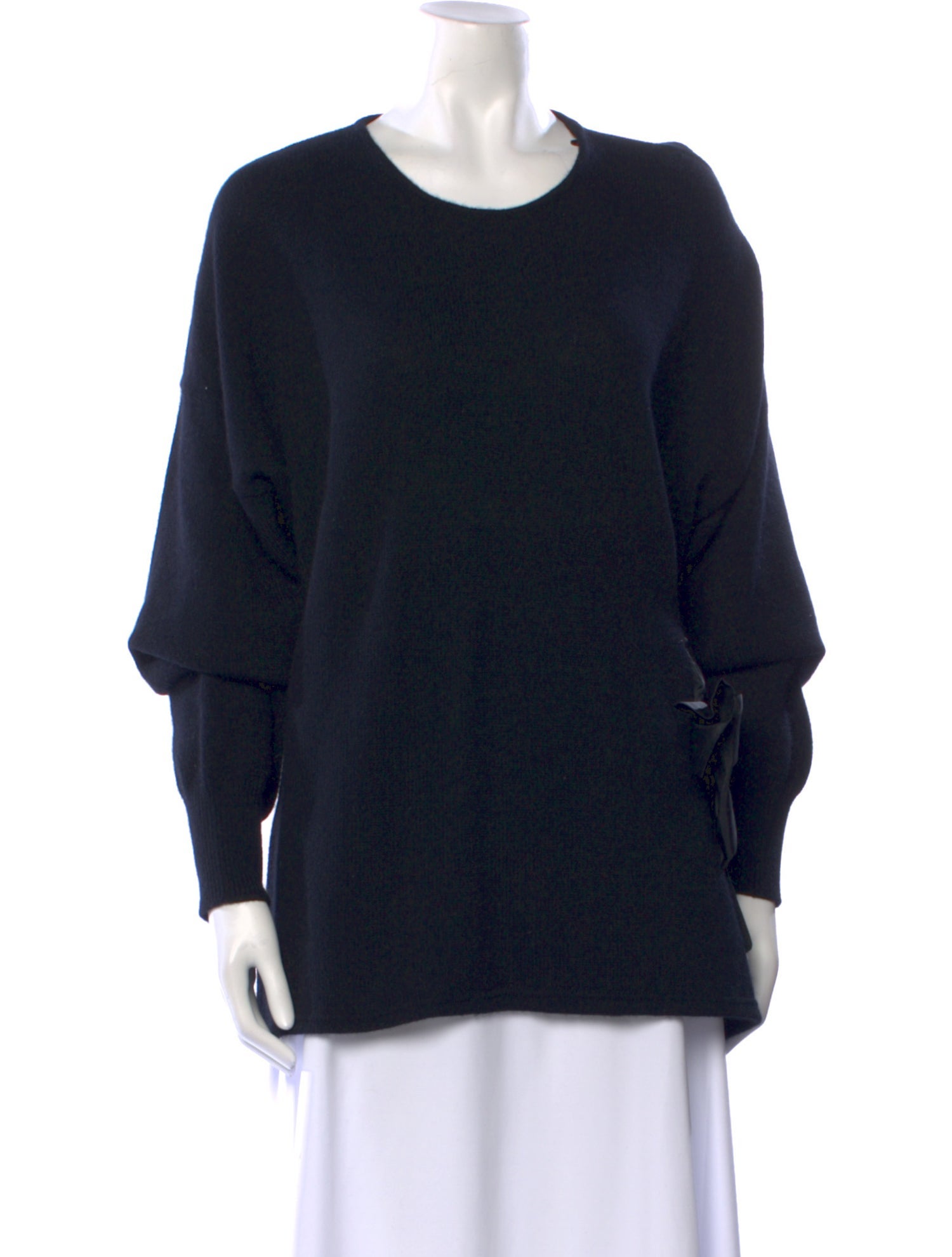 Salvatore Ferragamo Silk Crew Neck Sweater