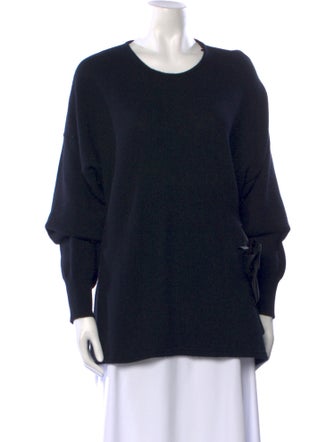 Salvatore Ferragamo Silk Crew Neck Sweater