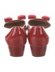 Salvatore Ferragamo Patent Leather Bow Accents Pumps
