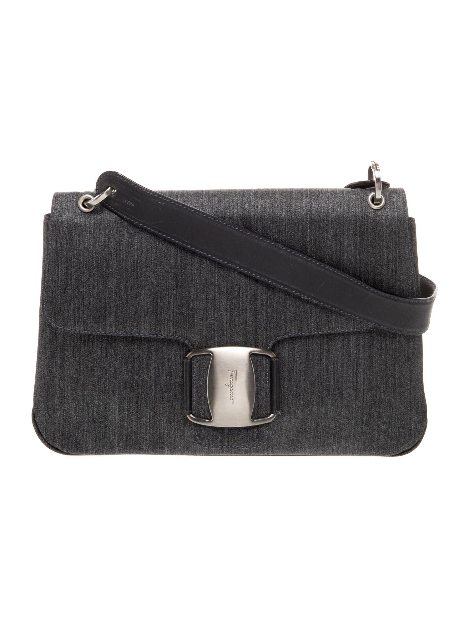 Salvatore Ferragamo Canvas Shoulder Bag
