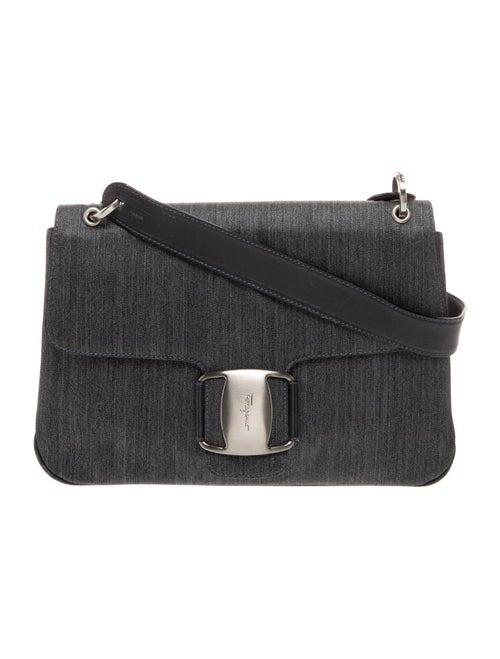 Salvatore Ferragamo Canvas Shoulder Bag
