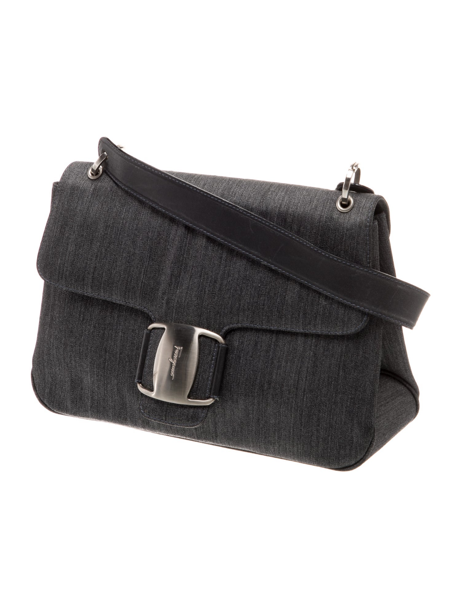 Salvatore Ferragamo Canvas Shoulder Bag
