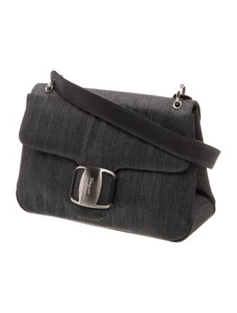 Salvatore Ferragamo Canvas Shoulder Bag