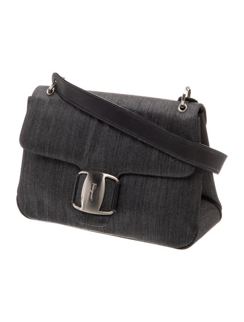 Salvatore Ferragamo Canvas Shoulder Bag
