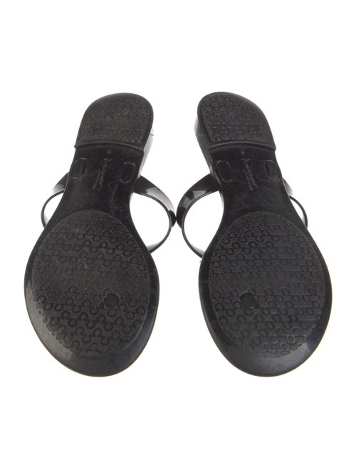 Salvatore Ferragamo Vara Bow Accent Rubber Slides