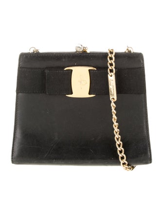 Salvatore Ferragamo Leather Evening Bag