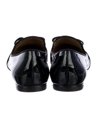 Salvatore Ferragamo Vara Bow Accent Patent Leather Loafers