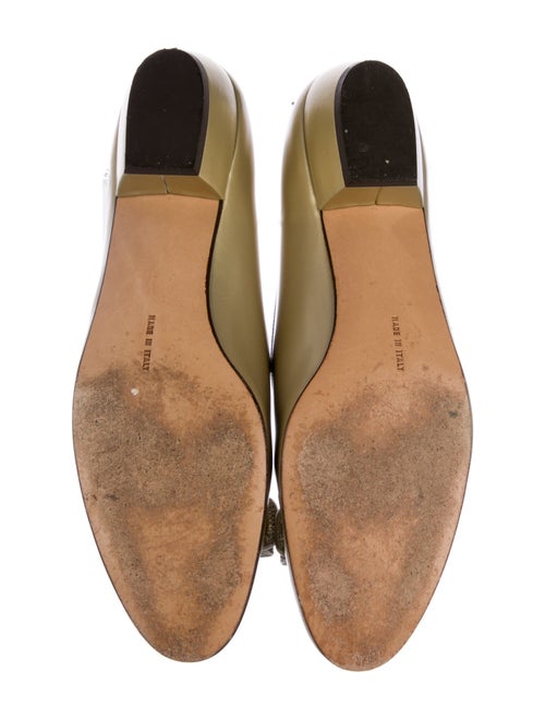 Salvatore Ferragamo Vara Bow Accent Leather Ballet Flats