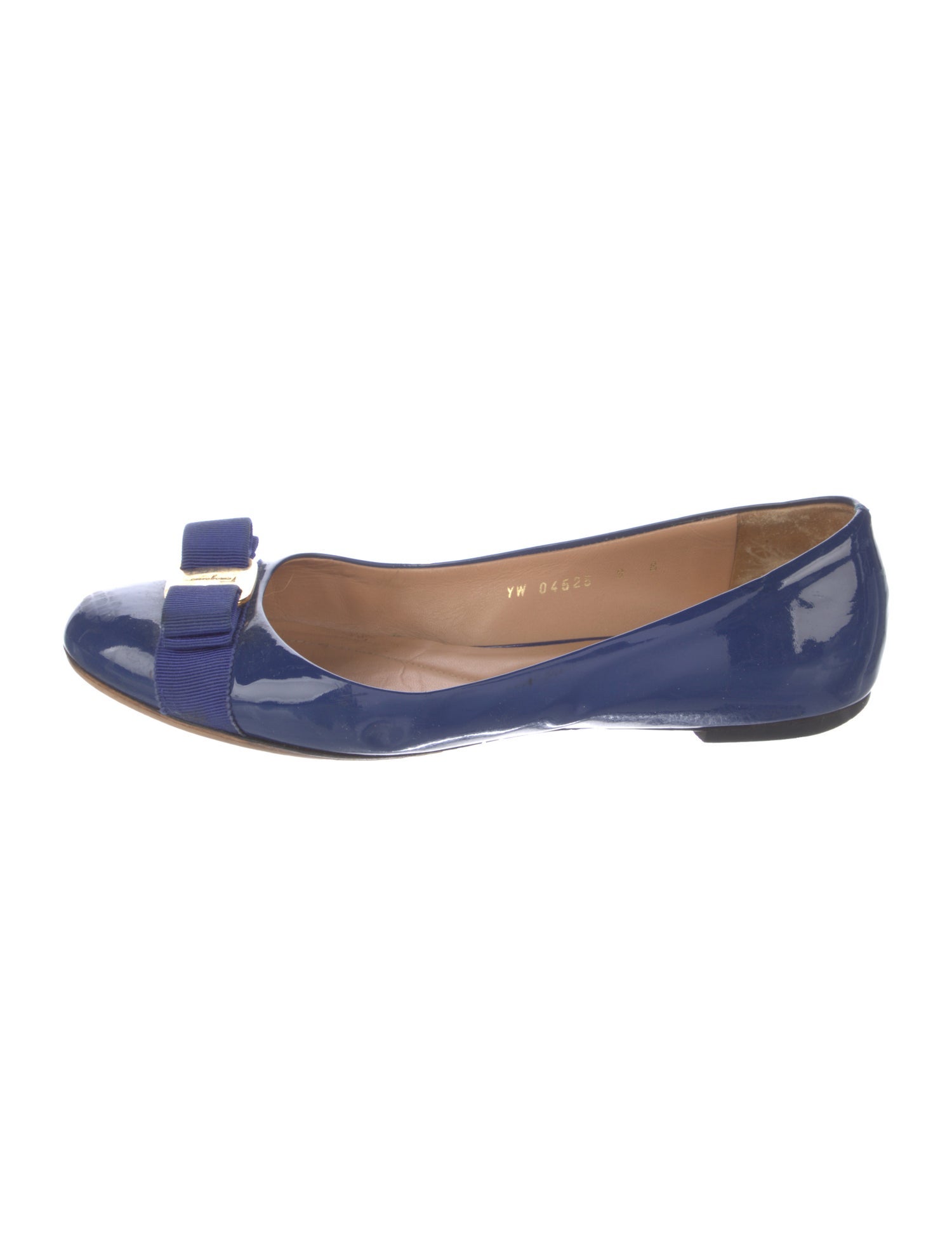 Salvatore Ferragamo Patent Leather Ballet Flats