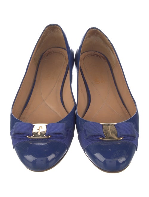 Salvatore Ferragamo Patent Leather Ballet Flats