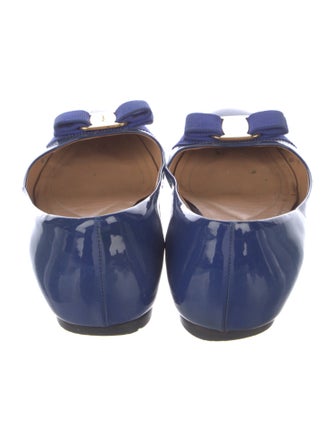 Salvatore Ferragamo Patent Leather Ballet Flats