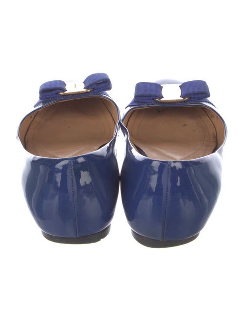 Salvatore Ferragamo Patent Leather Ballet Flats