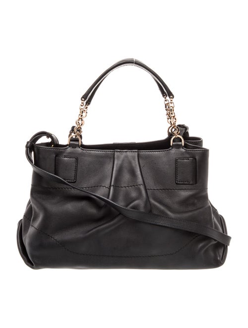 Salvatore Ferragamo Leather Top Handle Bag