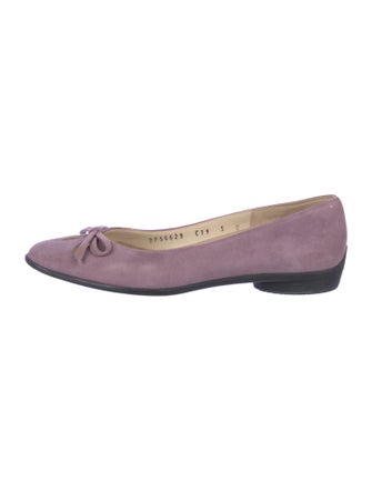Salvatore Ferragamo Boutique Suede Flats