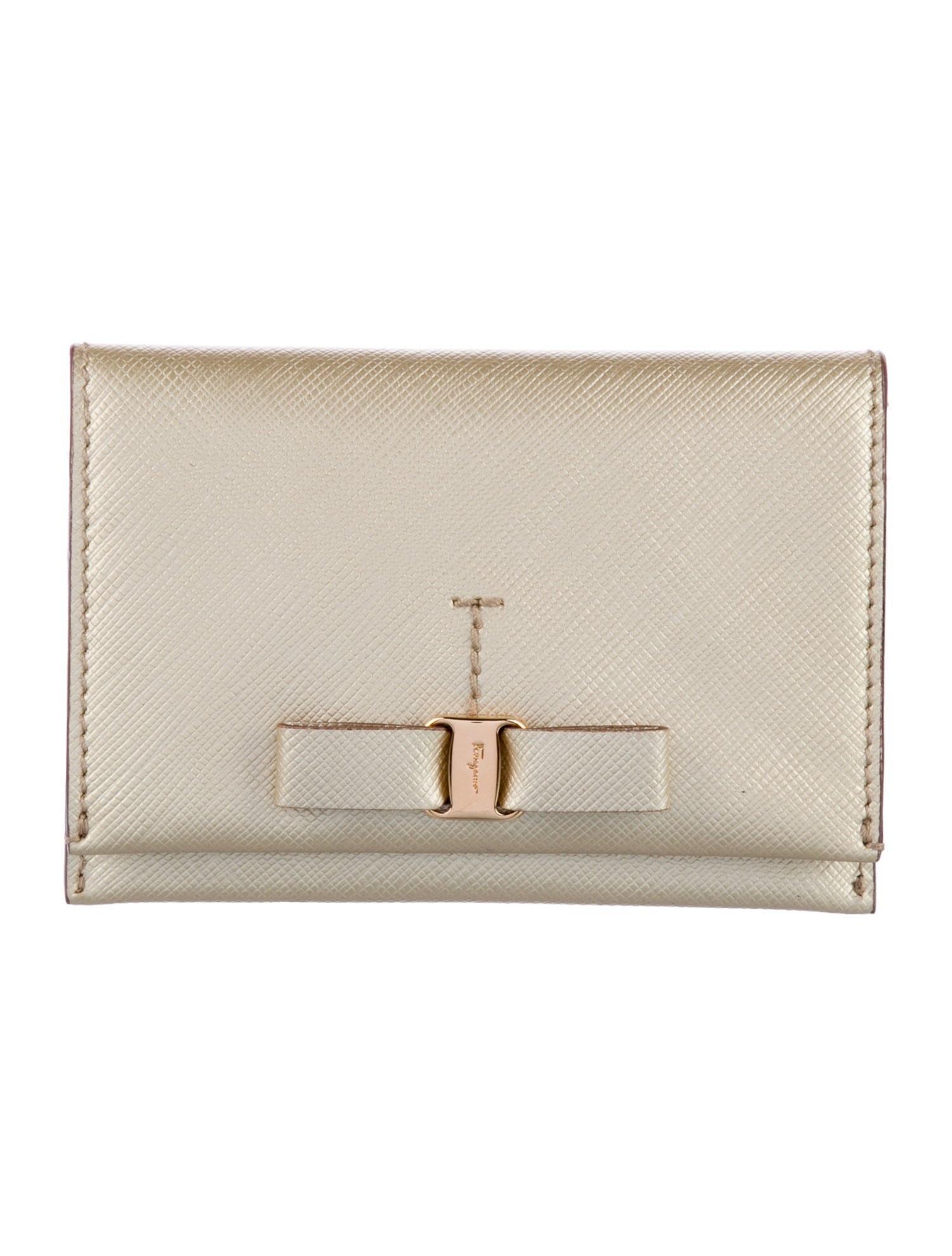 Salvatore Ferragamo Leather Compact Wallet