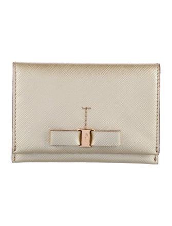 Salvatore Ferragamo Leather Compact Wallet