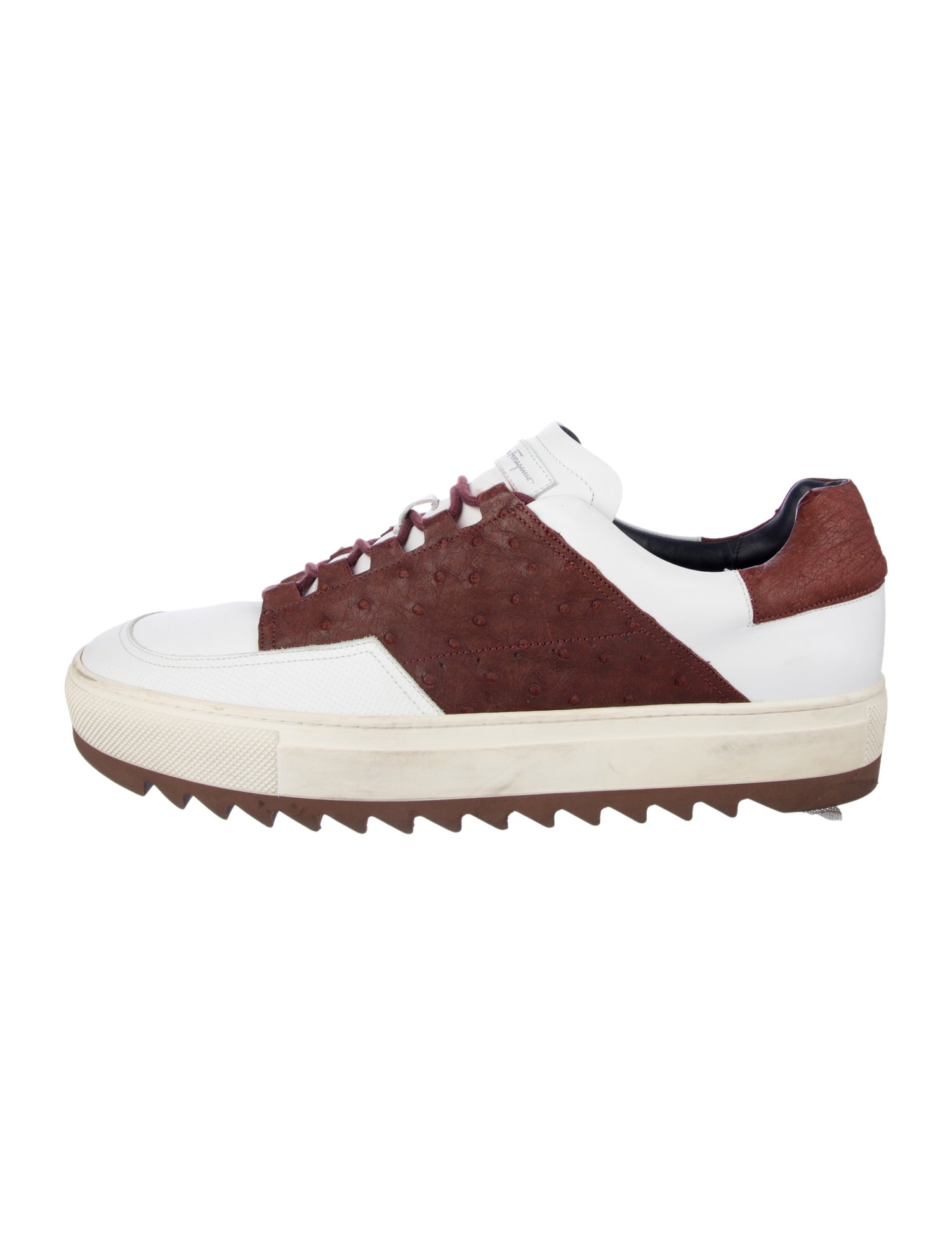 Salvatore Ferragamo Colorblock Pattern Sneakers